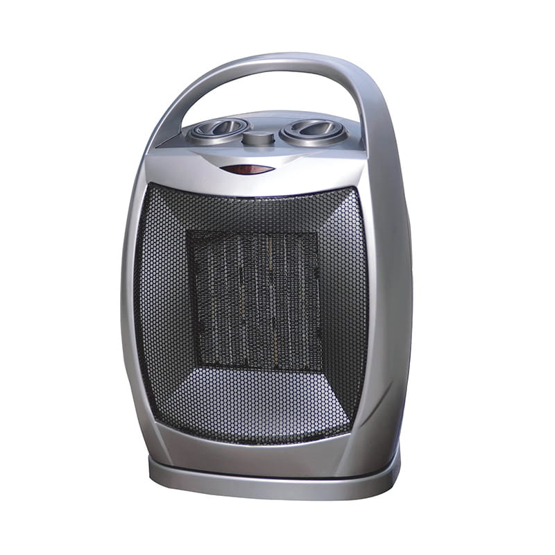 Silver PTC keramický elektrický ohřívač ventilátoru s rukojetí